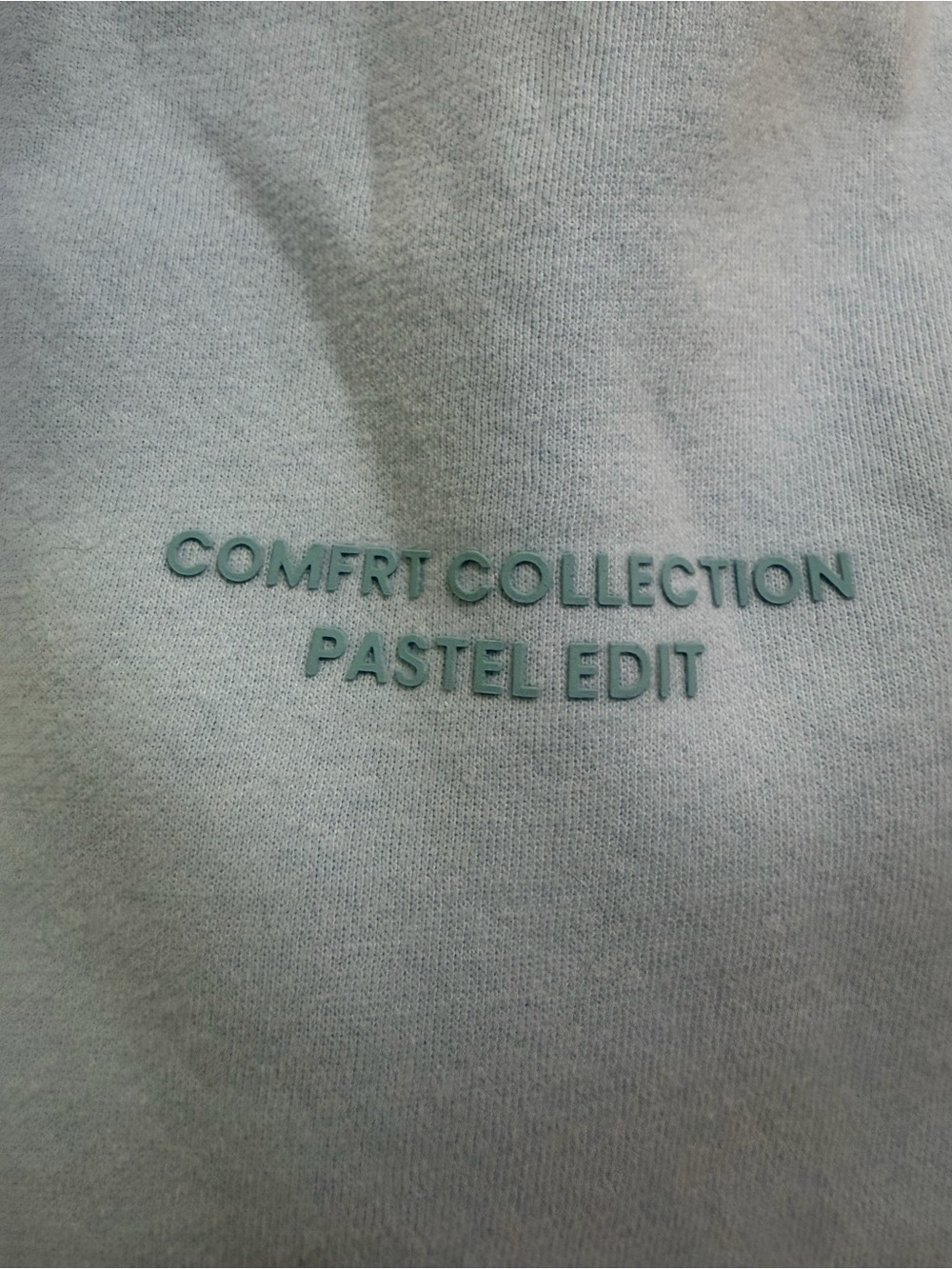 Comfrt jogger sweatpants pastel edit baby blue size small - Picture 5 of 5